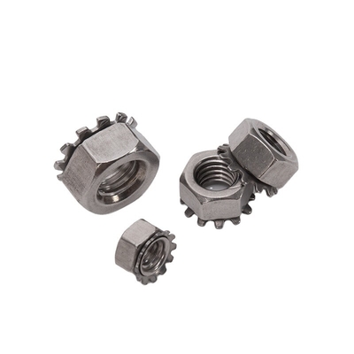 4-40 6-32 8-32 10-24 UNC ISO JIS Standard 18-8 roestvrij staal Kep Nut Externe tand slot Nut keizerlijke inch voor uw vereisten