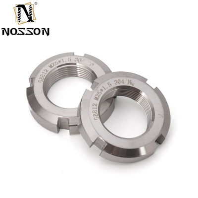 Zwarte oxide afwerking KM-14 Metrische slotnoot voor M3-M12 en 1/4-5/16 Krachttransmissie ANSI/ASME Standaard roestvrij staal