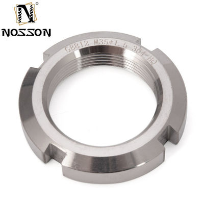 Zwarte oxide afwerking KM-14 Metrische slotnoot voor M3-M12 en 1/4-5/16 Krachttransmissie ANSI/ASME Standaard roestvrij staal