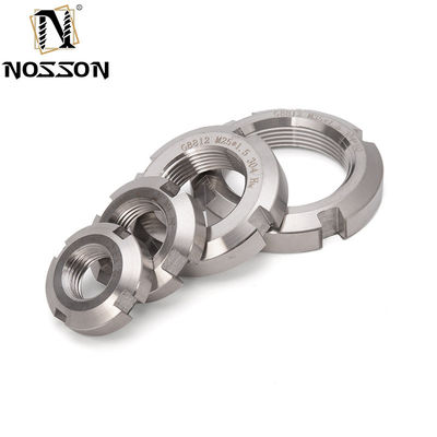 Zwarte oxide afwerking KM-14 Metrische slotnoot voor M3-M12 en 1/4-5/16 Krachttransmissie ANSI/ASME Standaard roestvrij staal