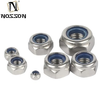 UNC Hex Nylon Insert Lock Nuts ASME B18.16.6 DIN-standaard voor productie en productie in de automobielindustrie tegen betaalbare prijzen
