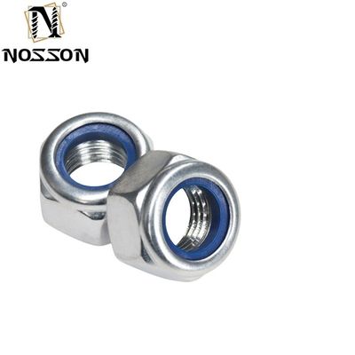 UNC Hex Nylon Insert Lock Nuts ASME B18.16.6 DIN-standaard voor productie en productie in de automobielindustrie tegen betaalbare prijzen