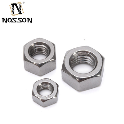 DIN934 Hex-noot van roestvrij staal A2 A4 SS304 SS316 voor de detailhandel m1.6 m2 m2.5 m3 m4 m5 m6 m8 m10 m12 m14 m16 m20