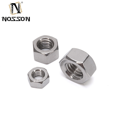 DIN934 Hex-noot van roestvrij staal A2 A4 SS304 SS316 voor de detailhandel m1.6 m2 m2.5 m3 m4 m5 m6 m8 m10 m12 m14 m16 m20