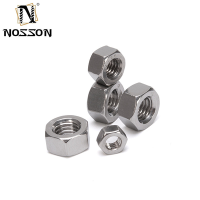 DIN934 Hex-noot van roestvrij staal A2 A4 SS304 SS316 voor de detailhandel m1.6 m2 m2.5 m3 m4 m5 m6 m8 m10 m12 m14 m16 m20