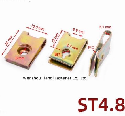 Olie-gas-roestvrijstalen veer U-vorm slotnoot U-clipnoot voor de detailhandel