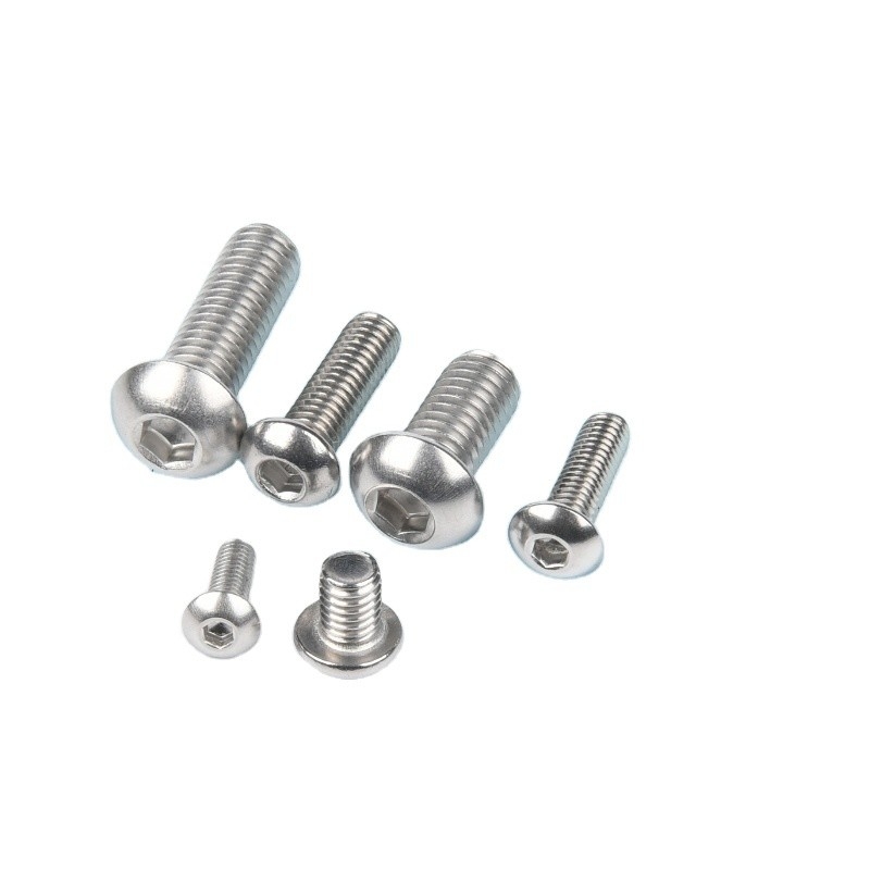 DIN-standaard M2 M2.5 M3 M4 M5 M6M8 M10 M12 M14 M16 M18 M20 M24 M27 M30 Custom 304 roestvrijstalen stopcontact schroeven en bouten