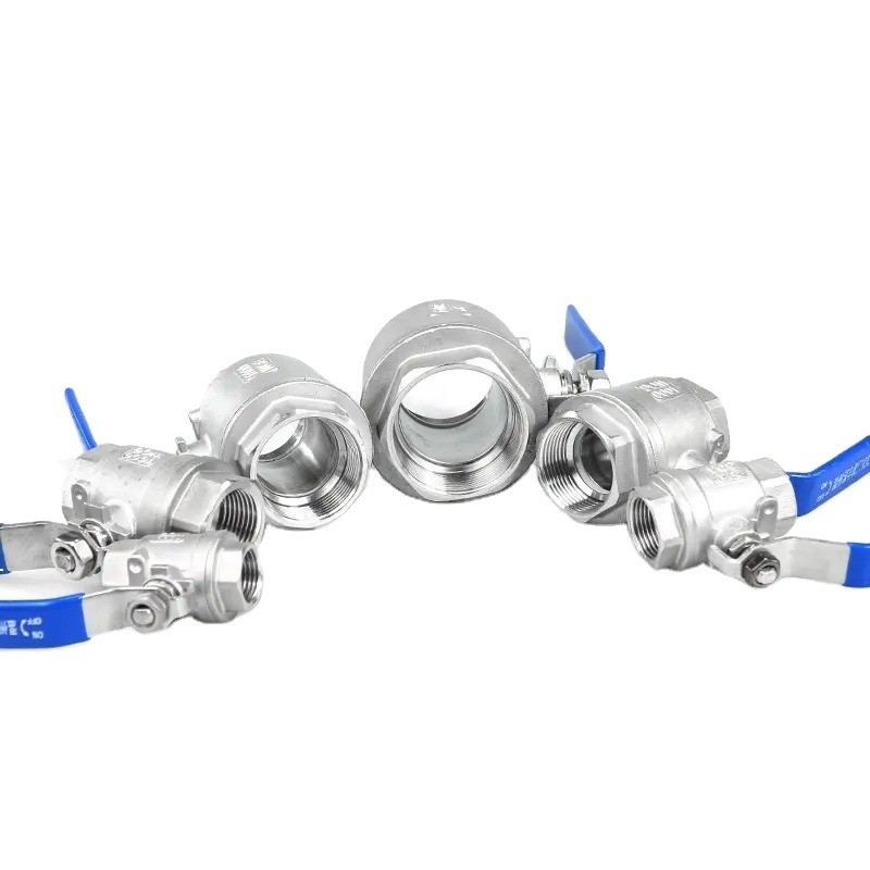 Vergrendelbaar handvat 2 weg 1/2 &quot;DN15 15mm handdruk PN63 roestvrijstalen kogelventil voor hoge druk toepassingen