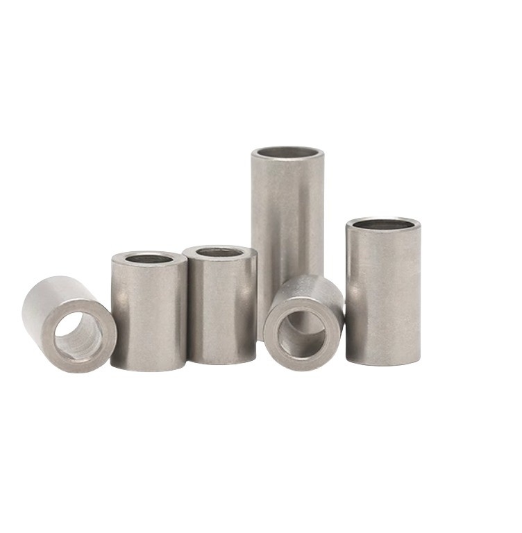 Afwerking ZINK GEPLAATEN Op maat gemaakte 3mm 8mm 24mm roestvrijstalen mouw busjes voor M5 M6 M8 M10 Metrische cilinder staal busjes