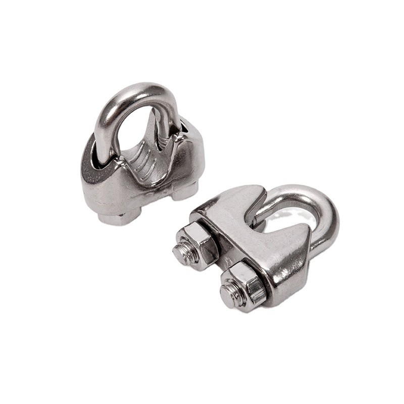 Gepersonaliseerd metrisch meetsysteem M2-M50 Marine Grade 304 roestvrij staal draad touw kabel clip klem