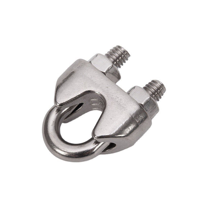 Metrische ondersteuning roestvrij staal 304 zware Japanse type draad touw clip door OEM rigging hardware voor aangepaste behoeften