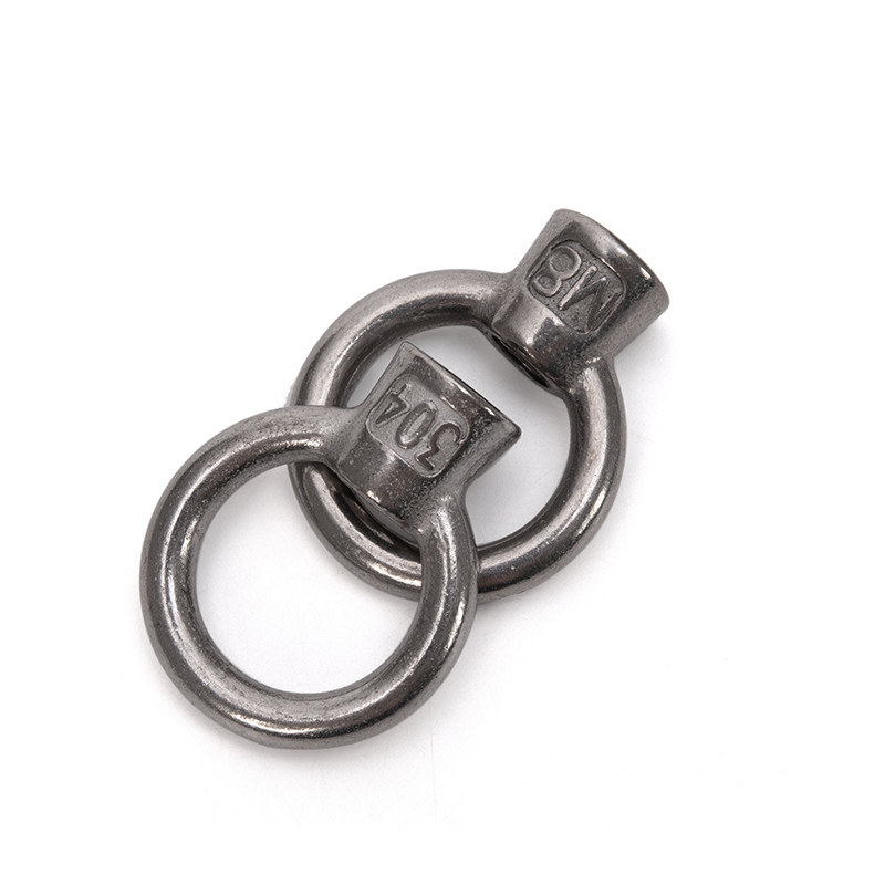 Imperial SS314 A2-80 roestvrij staal DIN582 Lifting Eye Nut Triangle Rings for Wire Rope Equipment Grof draad