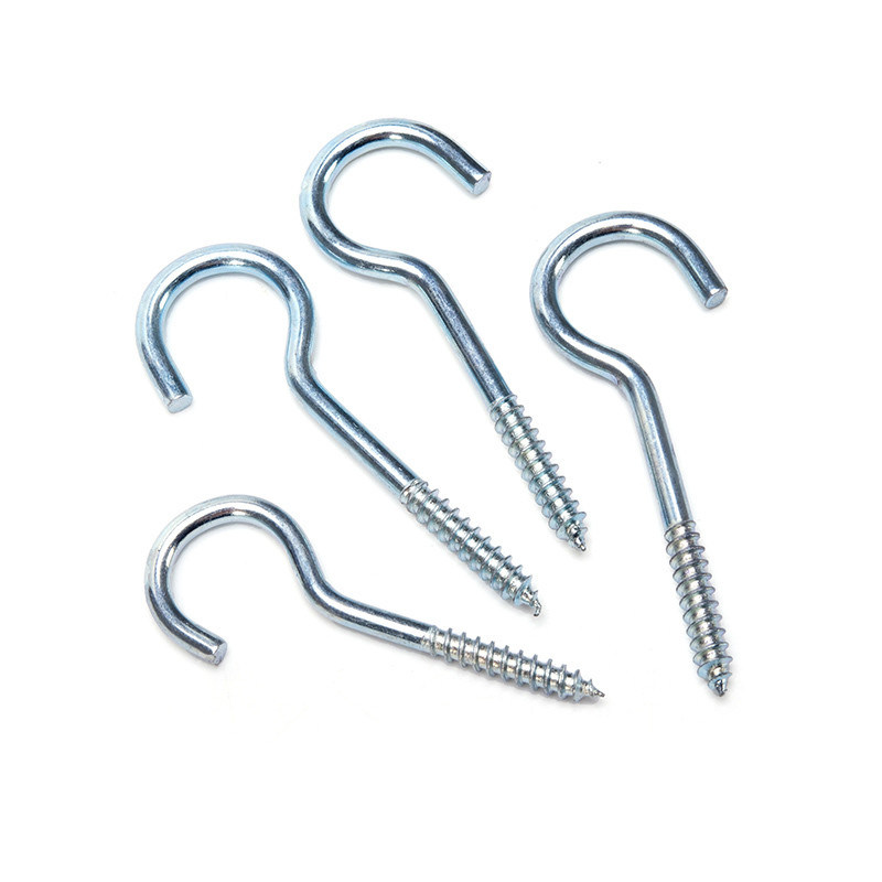 Carbon Steel Open Eye Hook Schroef voor DIN Standard INCH Metersysteem m1.6 m2 m2.5 m3 m4 m5 m6 m8 m10 m12 m14 m16 m20