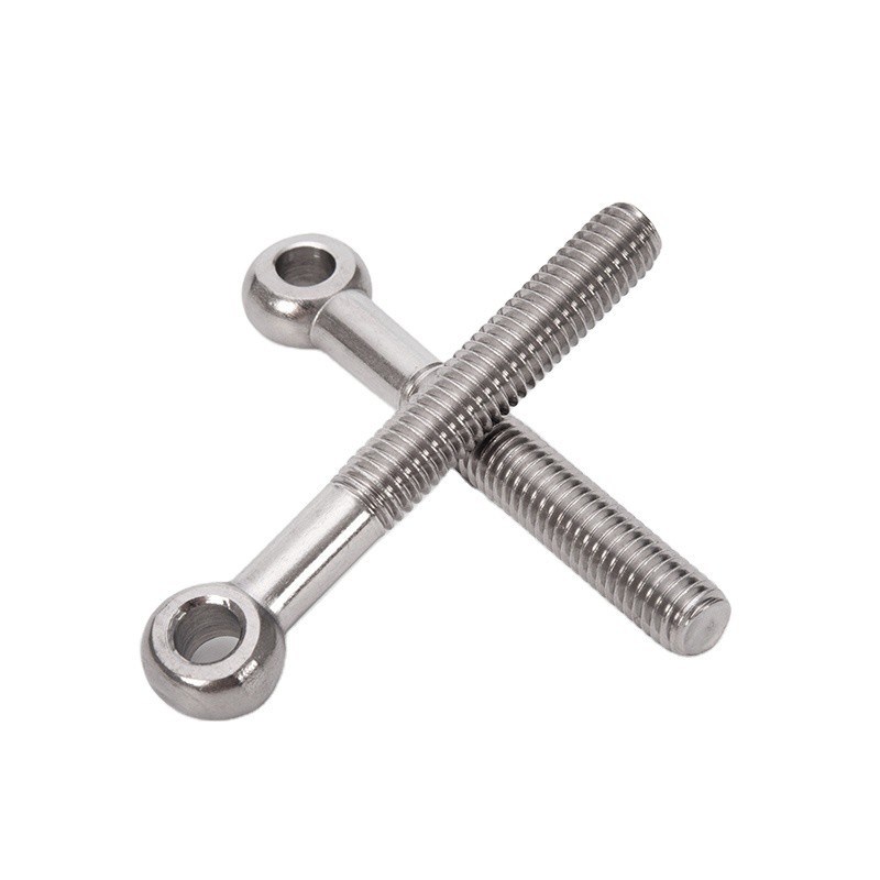 JIS standaard roestvrijstalen oogbout met fijn draad ZINK geplatte afwerking Inch meting OEM Custom