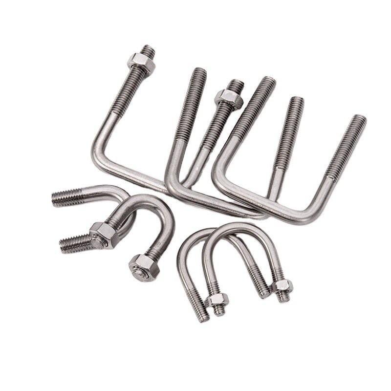 Gegalvaniseerde ronde buiging U-bout voor M3 M4 M5 M6 M8 M10 M12 M16 M20 in een eenvoudige afwerking volgens de JIS-standaard