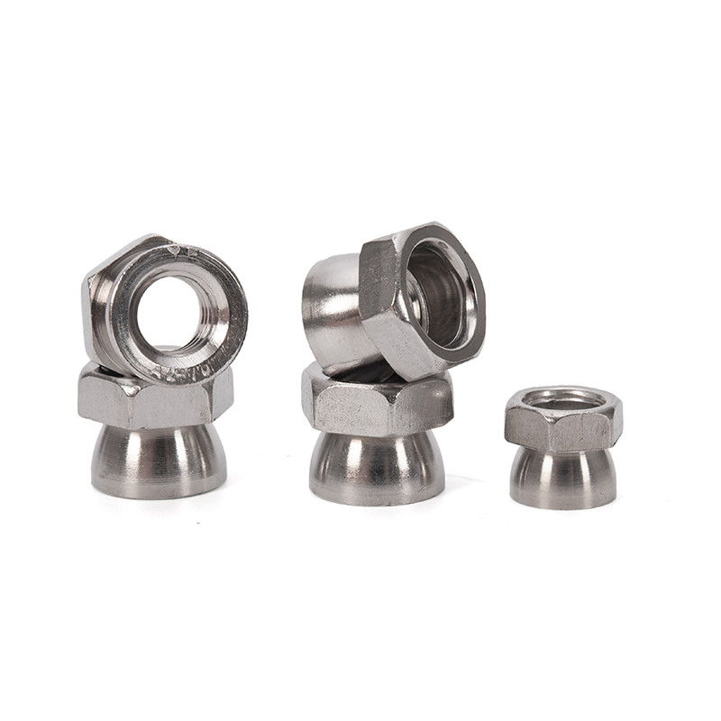 Metrisch meetsysteem Twist Hexagonal Anti-Theft Nuts In 304 316 roestvrij staal Voor DIN-norm