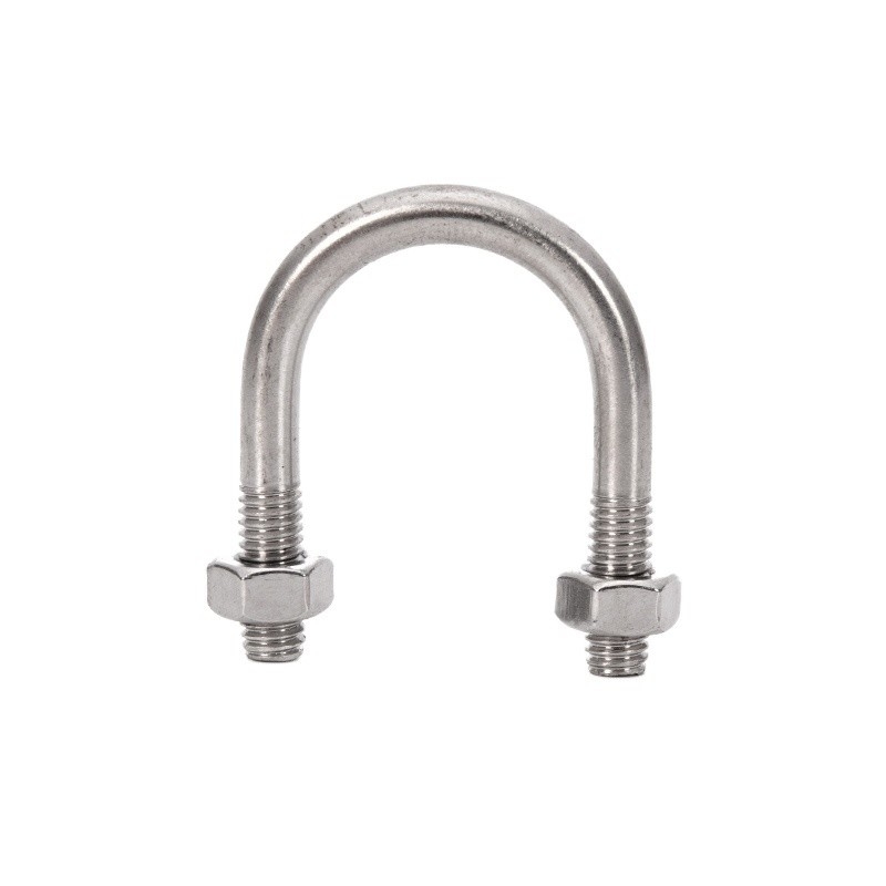 U-bout U-buisklem met vaste bocht 304 roestvrij staal en M12M16M20M24-boutbinders volgens DIN-norm