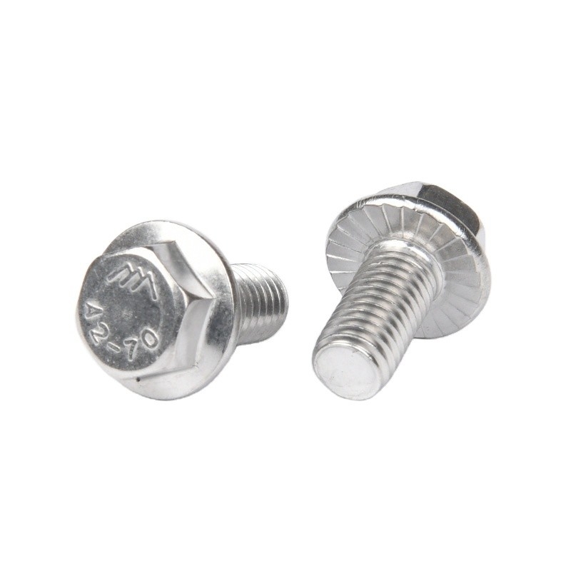 Dragerbouten 304 316 roestvrij staal Hex flensbouten DIN6921 Hardware M8x20 Hoofd M8 x 1.25 Schroeven voor industriële