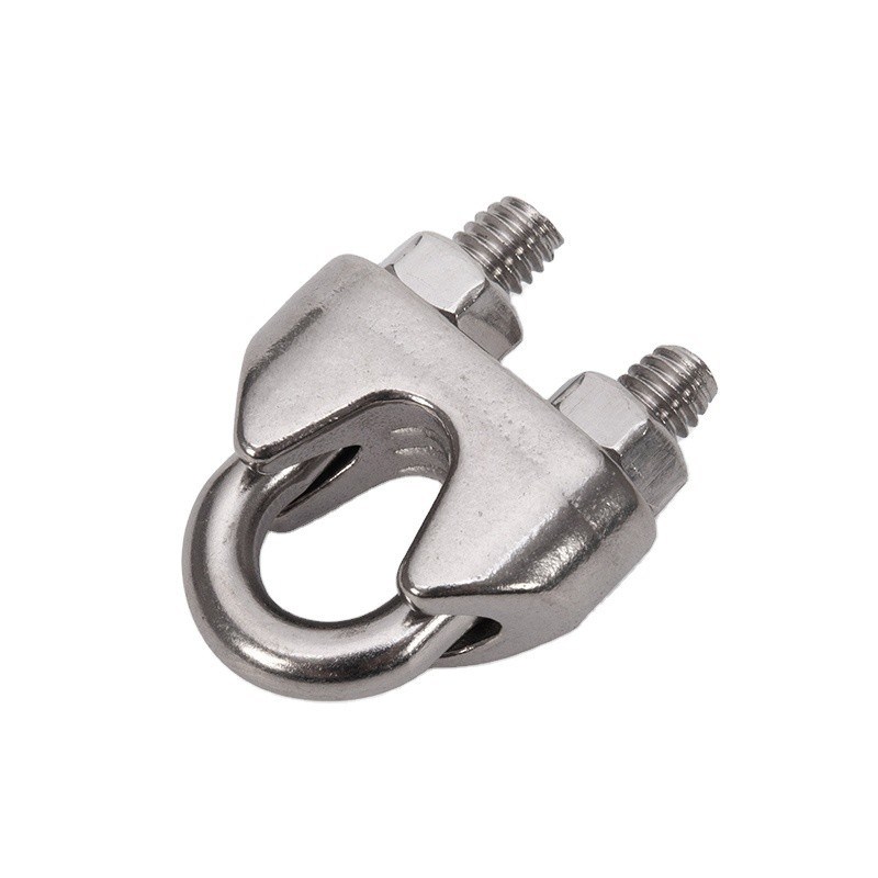 304 roestvrij staal Gestookt 4.6mm DIN741 Draadtouw Clip voor Dubbele Pipe Clamps Metrisch meetsysteem OEM Op maat
