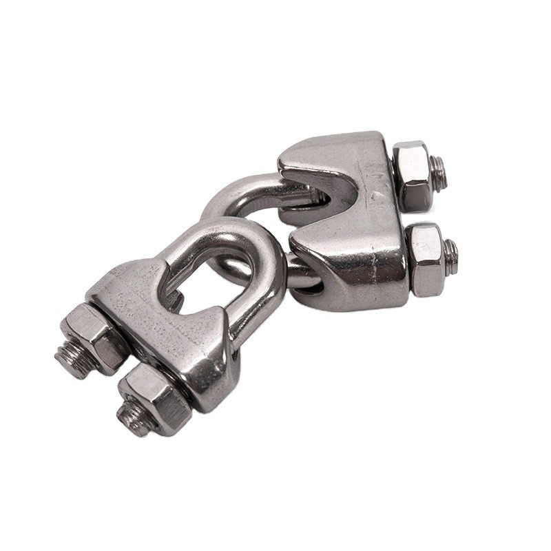 ZINK Finish 7,9 mm giet roestvrij staal U-Bolt Simplex draad touw kabel clip voor de industriële en voedingsmiddelen en dranken industrie