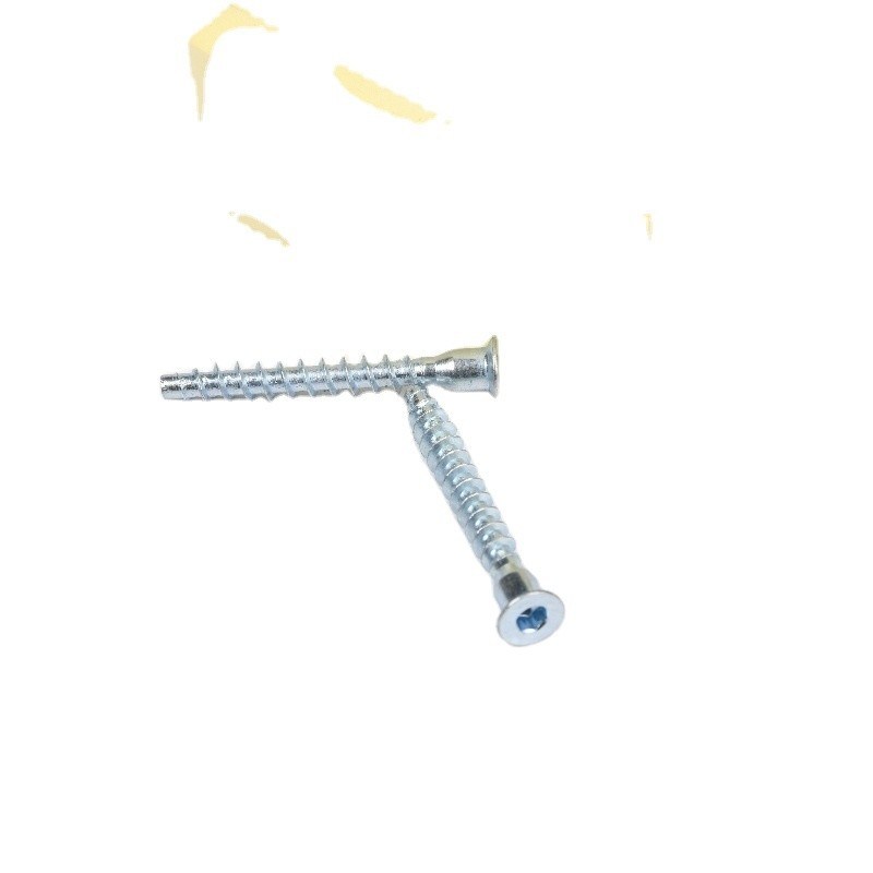 Gegalvaniseerde afwerking Metrisch meetsysteem Hexagon Socket Meubels Confirmat Schroef voor huishoudelijk meubilair en DIY-projecten