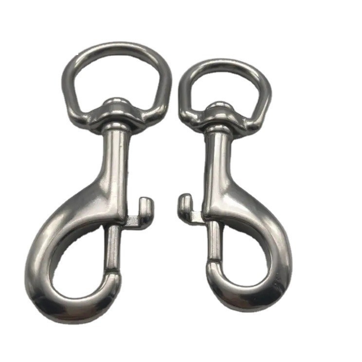 JIS-standaard AISI304/316 roestvrijstalen bout Snap Swivel Carabiner Hook voor honden lijn Webbing Diving m3 m4 m5 m6 m8 m10 m12 1/4 3/8 5/16