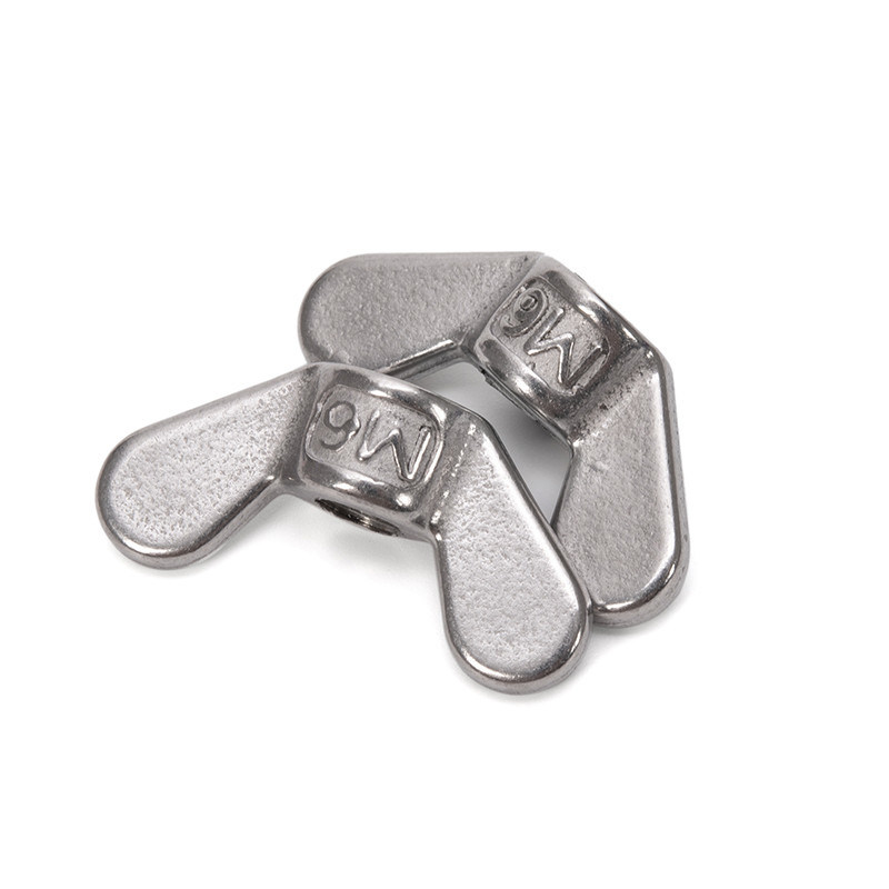 Zwarte oxide afwerking legering staal vleugelmoeren M4 M5 M6 M8 M10 M12 M14 M16 M18 M20 M22 M24 DIN315 voor metrisch meetsysteem