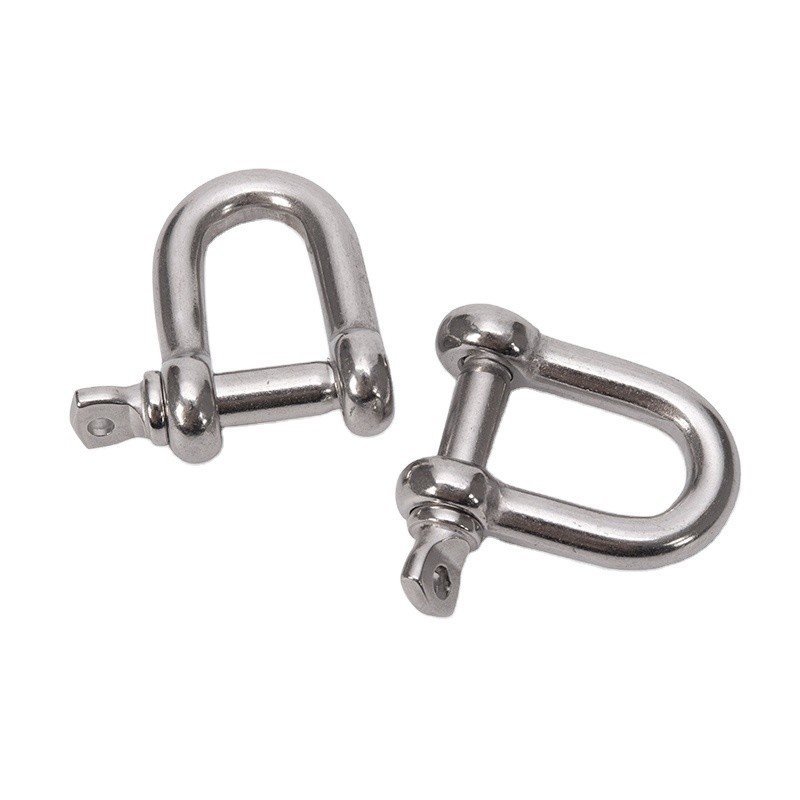 Marine hardware High polished 316 roestvrij staal Wide D Shackle voor industriële rigging toepassingen in M5-M12