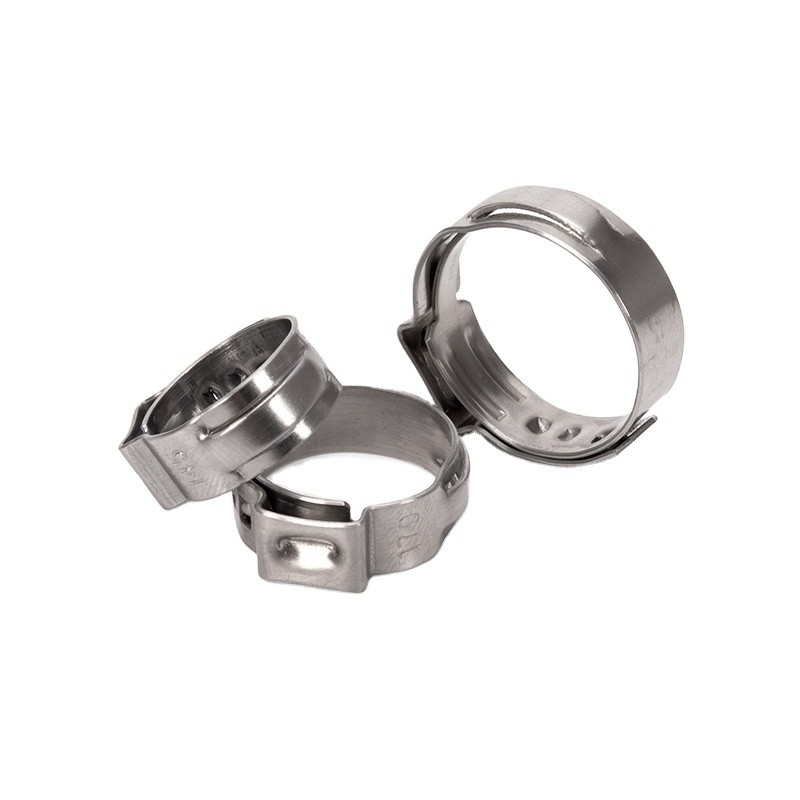 Metrisch meetsysteem Carbon Steel Single Ear Stepless Clamp voor auto- en motorpijpen ANSI/ASME Standard Gemakkelijk te installeren