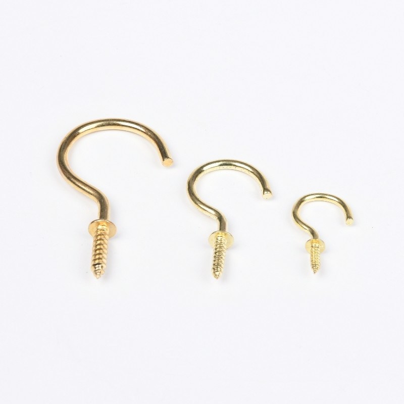 ANSI-standaard van roestvrij staal wandschroef haak schroeven zinkgeplatte en INCH-metingssysteem voor industriële toepassingen