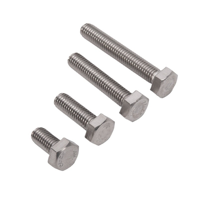 Zinkgeplatte JIS standaard roestvrij staal hexbout M3 M4 M5 M6 Alle grootte bouten met aangepaste hex kop en afwerking