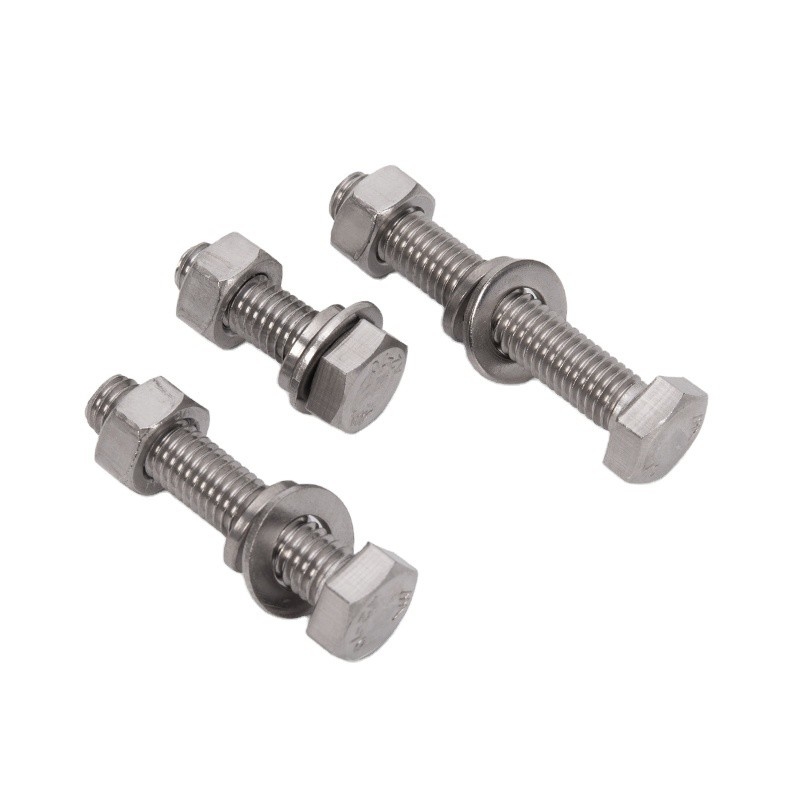 Metrisch meetsysteem ZINK GEPLOTEERDE Afwerking M6 HEX Kopbout en moer DIN 931 voor zware toepassingen