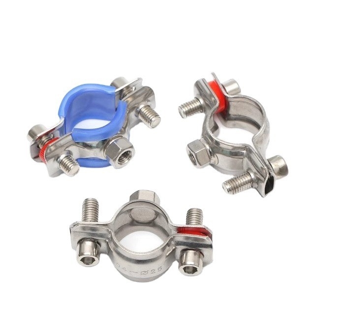 16-300 mm roestvrijstalen hangerclamp met EPDM-dichtingen en schroeven vervaardigd volgens ANSI/ASME-norm