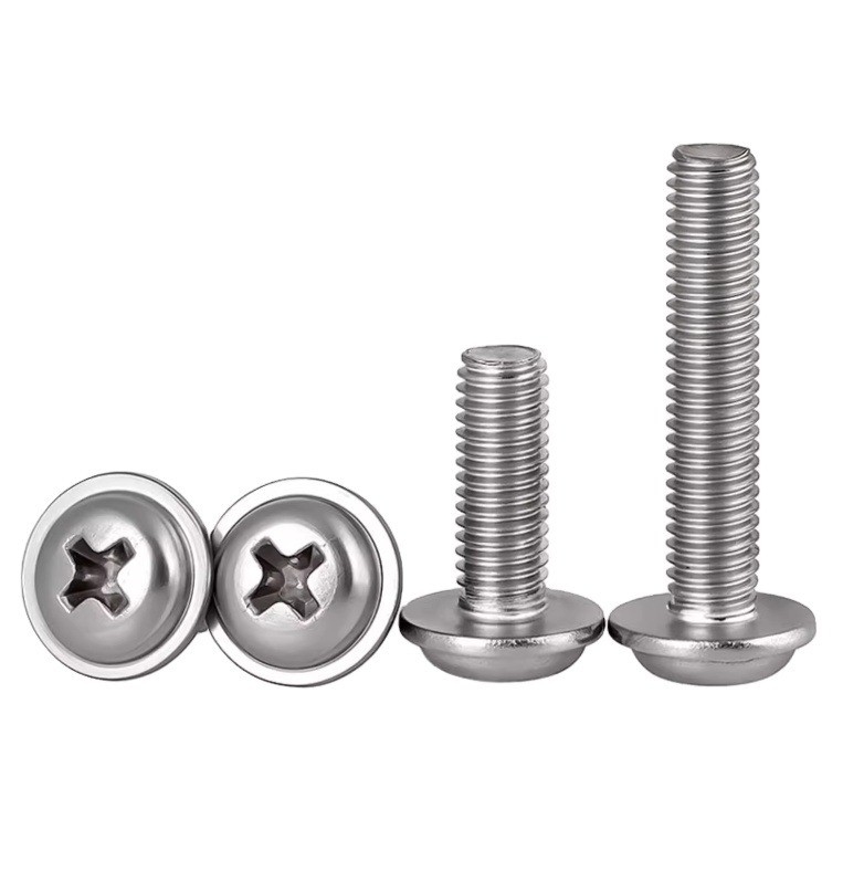 304 roestvrij staal Allen Drive Bright Finish Full Machine Thread Button Head Bolt Screw ISO-standaard voor industriële