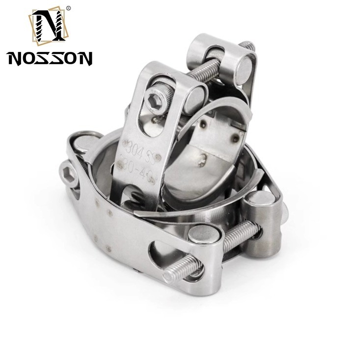 ZINK Finish roestvrij staal kraagpijp klemmen voor op maat gemaakte ondersteuning van hoge laadcapaciteit Heavy Duty T Bolt slang klem