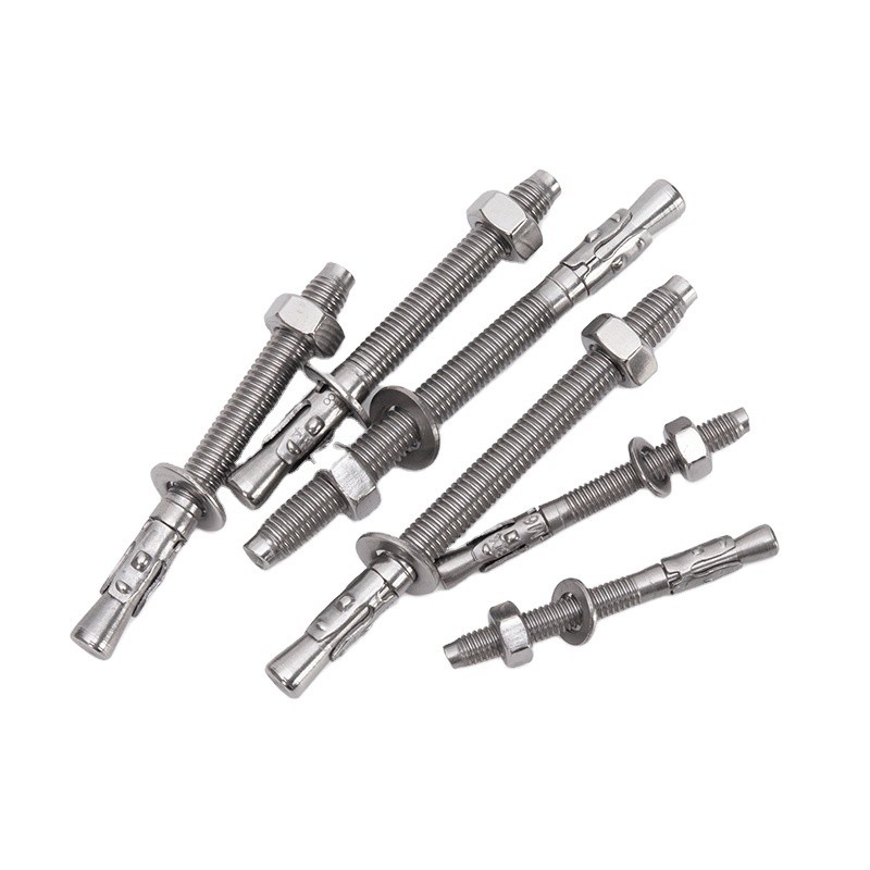 Wedge Anker Bolt M8 M10 M12 M36 Standard DIN 529 Roestvrij staal Boulon Beton Anker Bolts Drop in Expansion Anchor