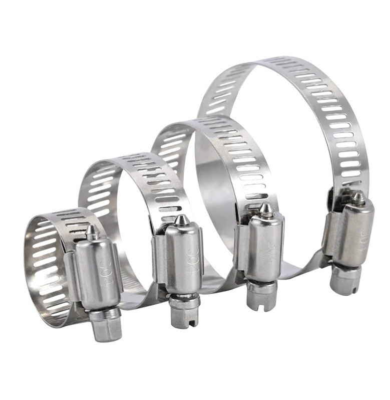 Op maat gemaakte ondersteuning ODM Metrische meting American Type Swivel Clip roestvrijstalen klem en slangklem met buishoep
