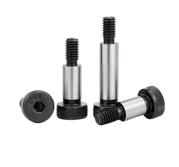 Rustvrij staal 304 Ronde kop Zink-aluminium gecoate ISO 7379 Hex Socket Schouderbouten voor de automobielindustrie