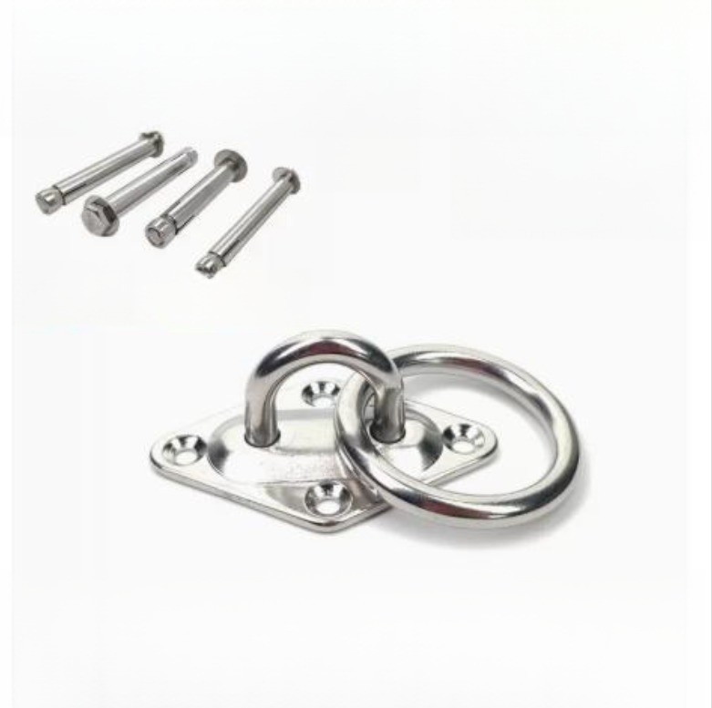 Metrisch meetsysteem Stalen 304 roestvrij staal U-vormige draaghoek Lifting Ring Hook voor zware lift M14