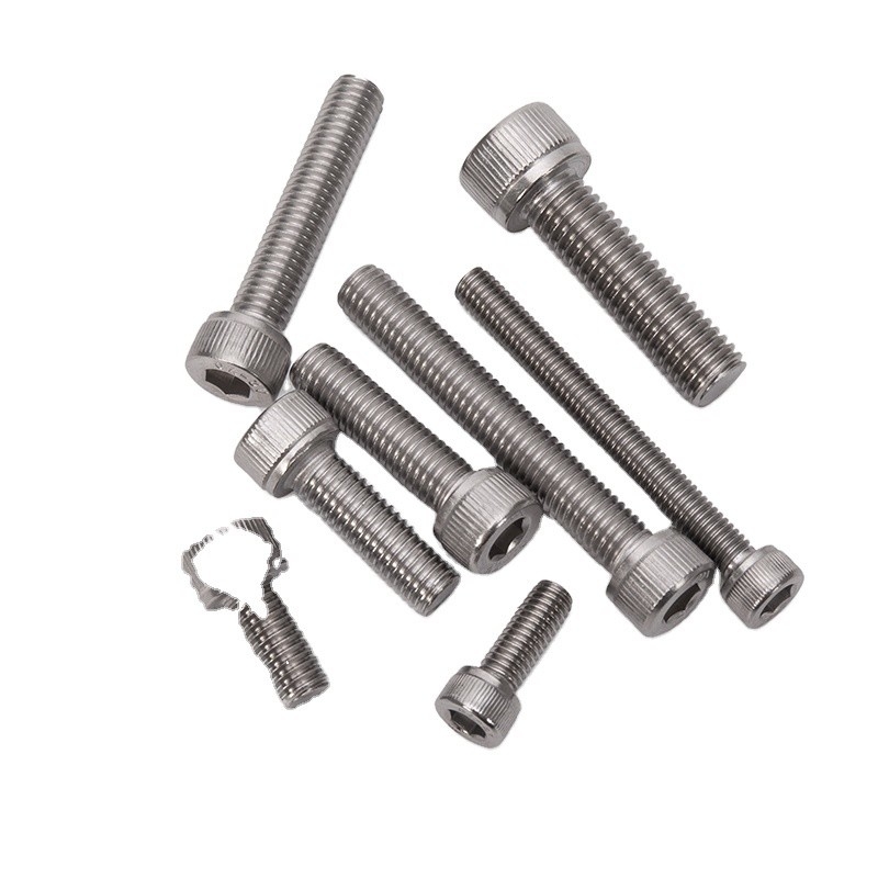 DIN-standaard M3 M4 M5 M6 M8 304 Roestvrij staal Hexagon Socket Bolt en Schroef voor Motorcycle Measurement System in Metric
