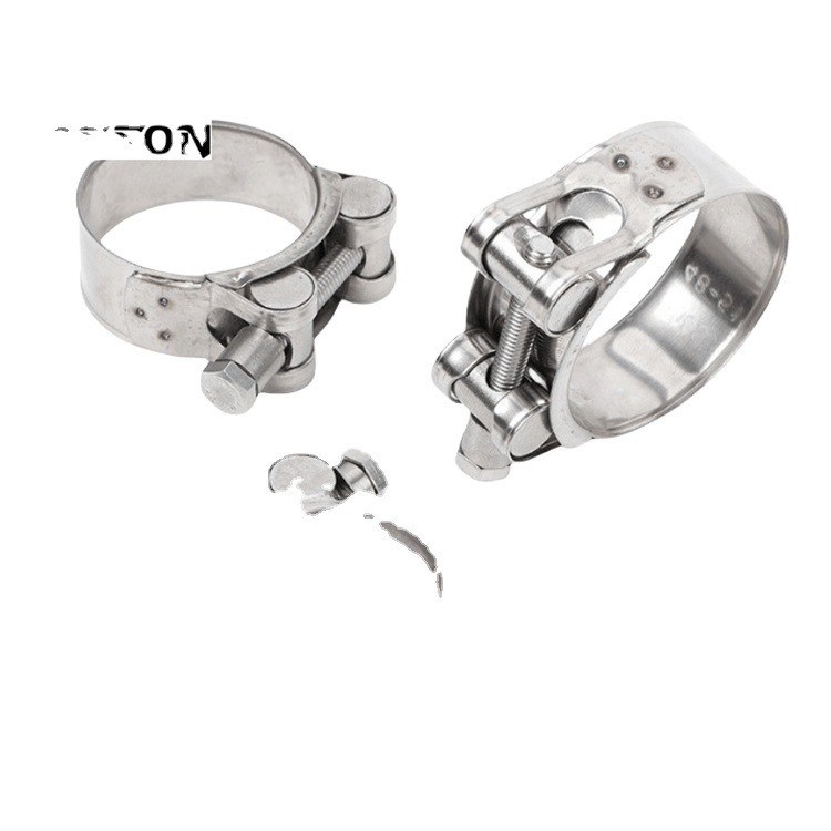 Metrisch meetsysteem Zware roestvrijstalen kraagpijpklemmen met DIN-standaard en corrosiebestendigheid