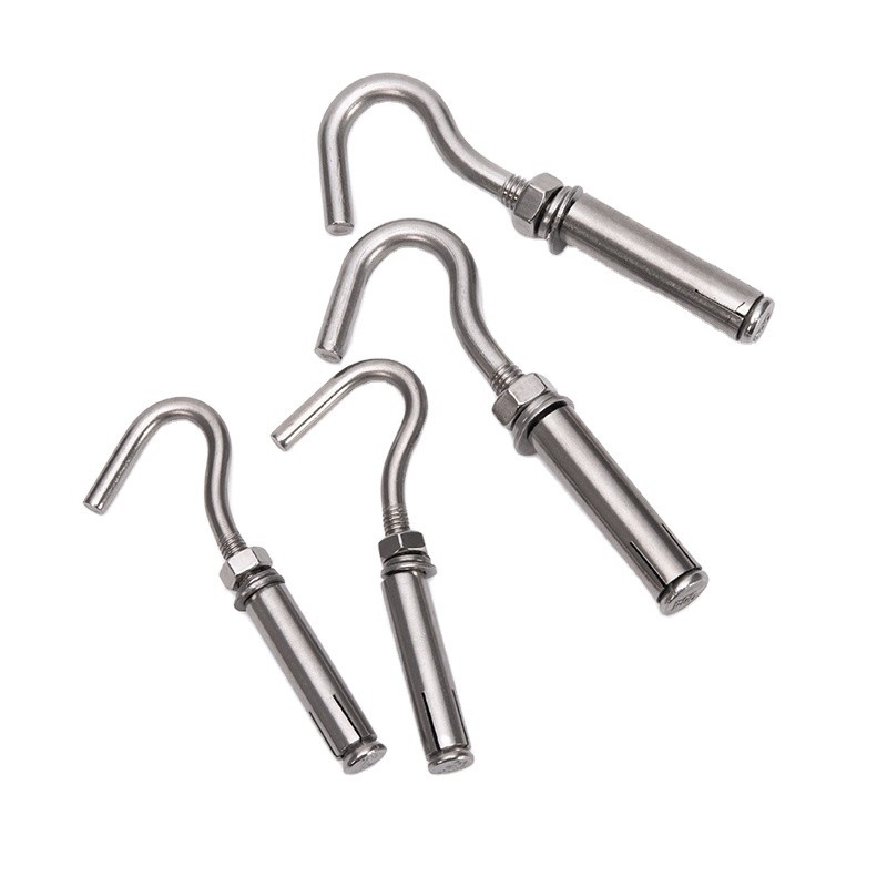 Zwarte afwerking M8 M18 roestvrij staal SS304 SS316 A2 A4 J type ankerbout voor industriële en bouwtoepassingen