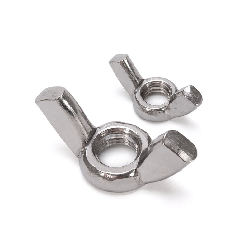Metrisch meetsysteem vleugelmoeren DIN315 M3 M4 M5 M6 M8 roestvrij staal rechtstreeks verkocht aan concurrerende detailhandel