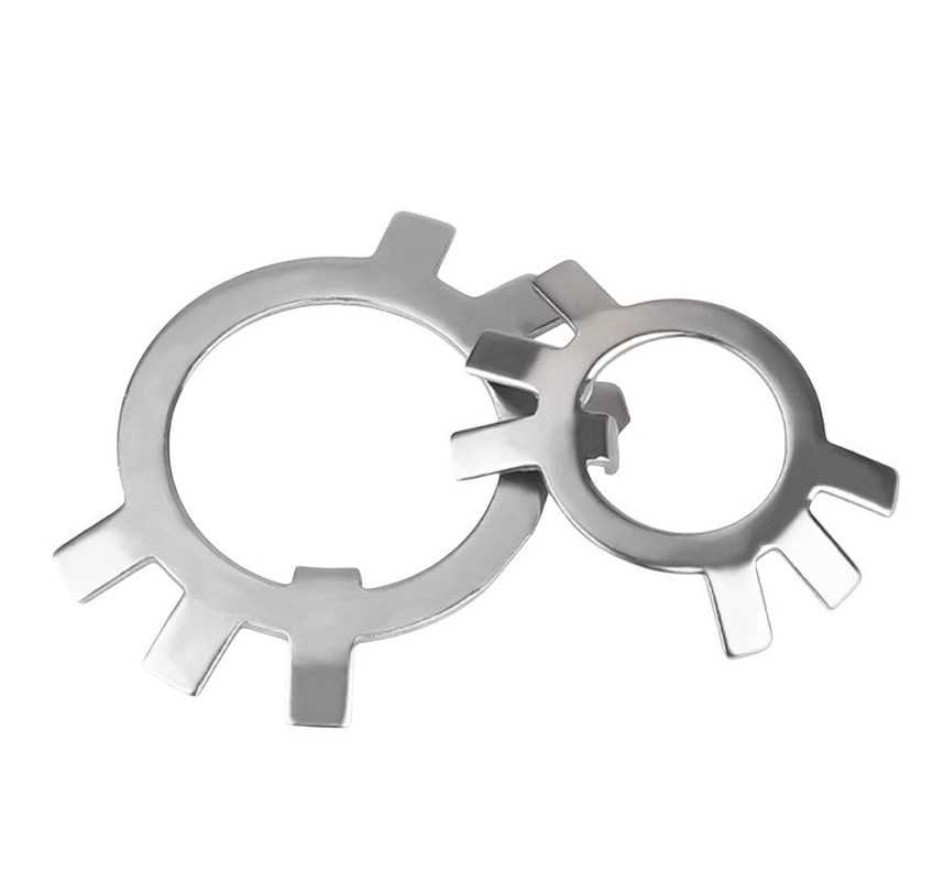 Springlock wasmachines voor elektrische installaties M10 M12 M14 M60 Carbon Steel JIS Standard Split Style Six Claw Washer