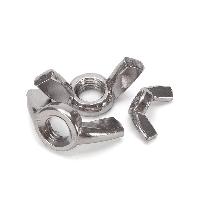 ISO-standaard Zwarte oxide afwerking gegalvaniseerde vlindernoten Precision Casting Carbon Steel Roestvrij staal vergrendeling vleugelnoot voor duurzaam