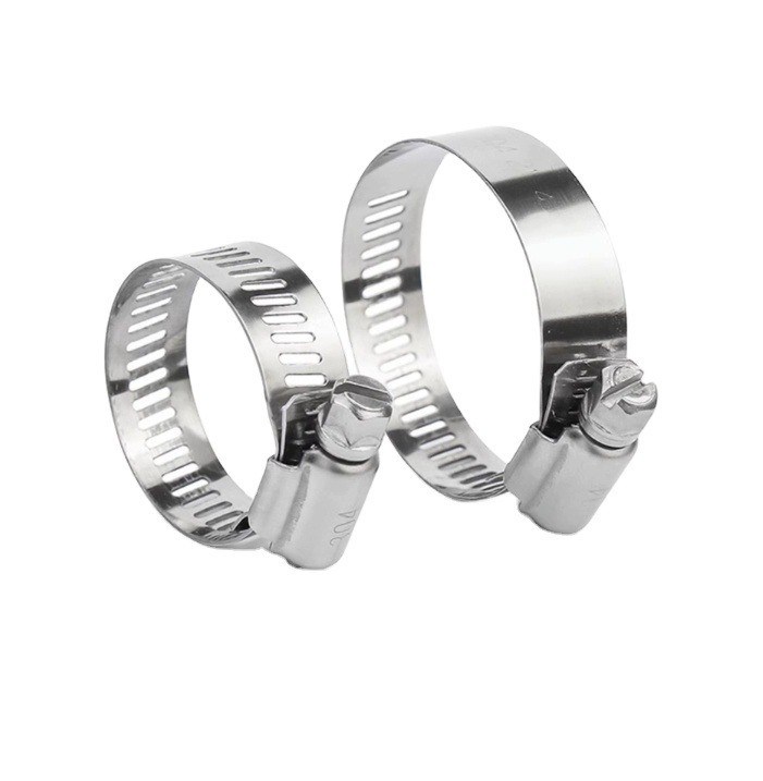 ANSI/ASME Standard Slotted Head Screw Hose Clamps voor Duitse Type Heavy Duty Bolts en ODM Customization van roestvrij staal