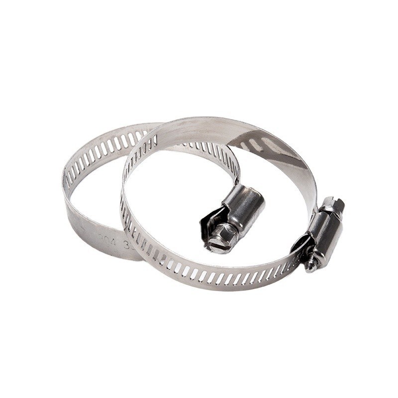 Oppervlakte plain Amerikaanse verstelbare buis klem Worm Gear 201 304 roestvrij staal slang klemmen 10-16 met ZINK afwerking monster