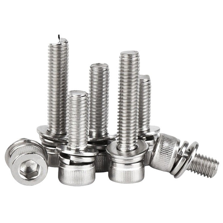 GB Standard Blauw Geverfd Afwerking M5 M6 M8 Roestvrij staal SS 304 316 316L Hex Socket Head Cap Sems Schroef DIN912 Metersysteem INCH