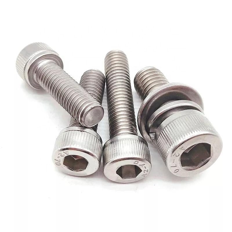 ISO-standaard Blauw geanodiseerd M3 M4 M5 M6 M8 304 roestvrij staal Hexagon Hex Socket Smooth Cap Head Allen Schroefbout 6-50mm
