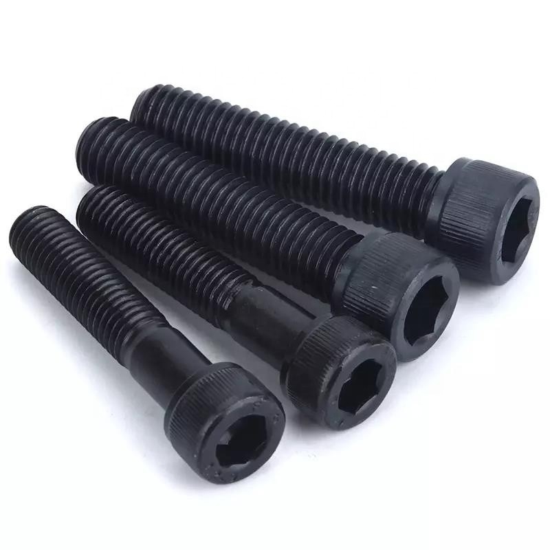 GB ROND HOOF Metrisch Zwart Hex Allen Sleutelbouten DIN 912 Schroef Volle draad Socket Bolt Schroeven Carbon Steel 8.8/ 10.9/ 12.9
